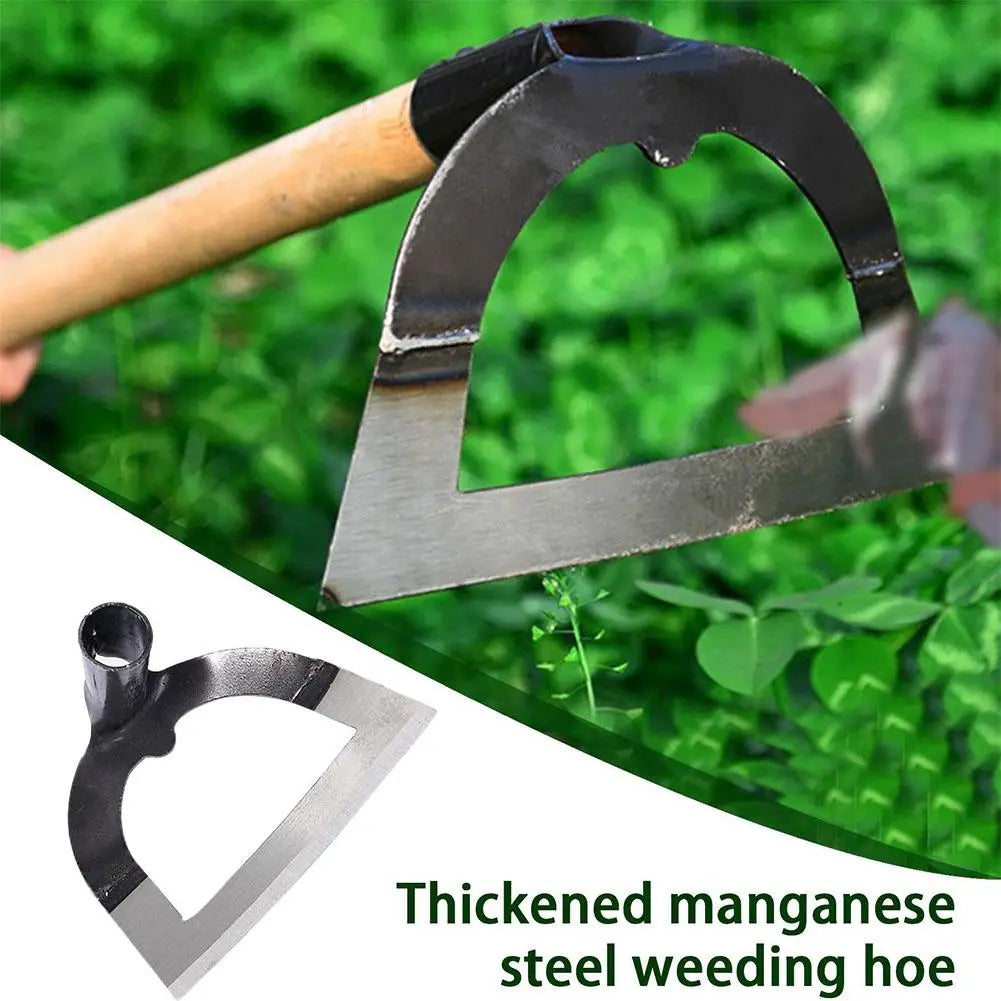 21.5CM Hollow Weeding Hoe Manganese Steel Handheld Garden Soil Cultivation Tool