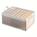 Transparent Storage Box PVC Steel Frame Waterproof Foldable Organizer Bin