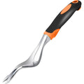 Hand Weeder Tool Orange Aluminium Alloy Weed Puller with Ergonomic Handle for Garden Lawn and Farmland