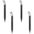 4 Pack Solar Pathway Lights Outdoor 3 Color Modes Waterproof Garden Lawn LED Lights