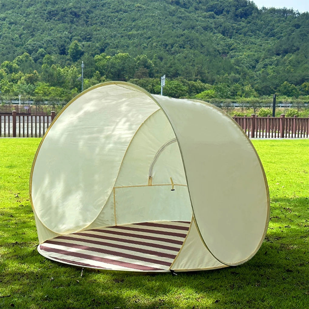 Portable Pop Up Beach Tent with UV Protection Sun Shelter for Camping Garden and Beach