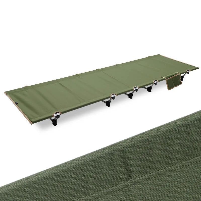 Portable Green Folding Camping Cot Bed Heavy Duty Outdoor Camping Hiking Travel Fishing Guest Use