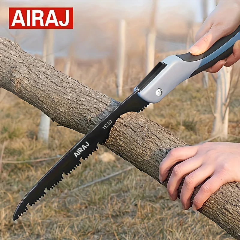 200-299mm Folding Hand Saw with Sharp Steel Blade for Wood Cutting Camping Gardening and Outdoor Use