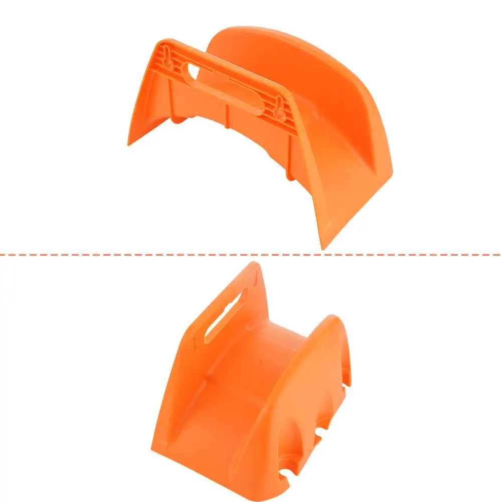 Garden Hose Holder Orange Wall Mounted Hose Storage Rack for Irrigation Hose Pipe and Watering Accessories