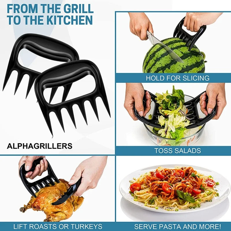 1 Piece Meat Shredder Fork Bear Claw BBQ Pulled Pork Fork Kitchen Tool