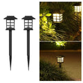 2 Pack Solar Pathway Lights Outdoor Waterproof Garden Yard LED Lighting Warm Light