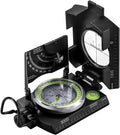Multifunctional Military Sighting Black Compass with Inclinometer Waterproof Navigation Compass for Hiking Camping and Outdoor Use