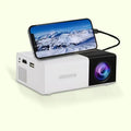 Mini Portable Projector Black HD LCD Home Cinema Projector with Built-in Speaker HDMI and Remote Control