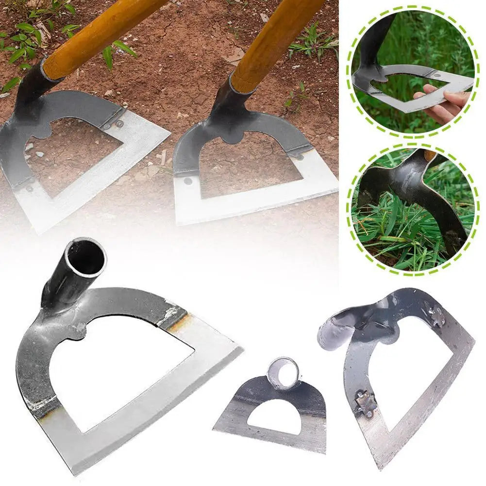 14CM Hollow Weeding Hoe Manganese Steel Handheld Garden Soil Cultivation Tool
