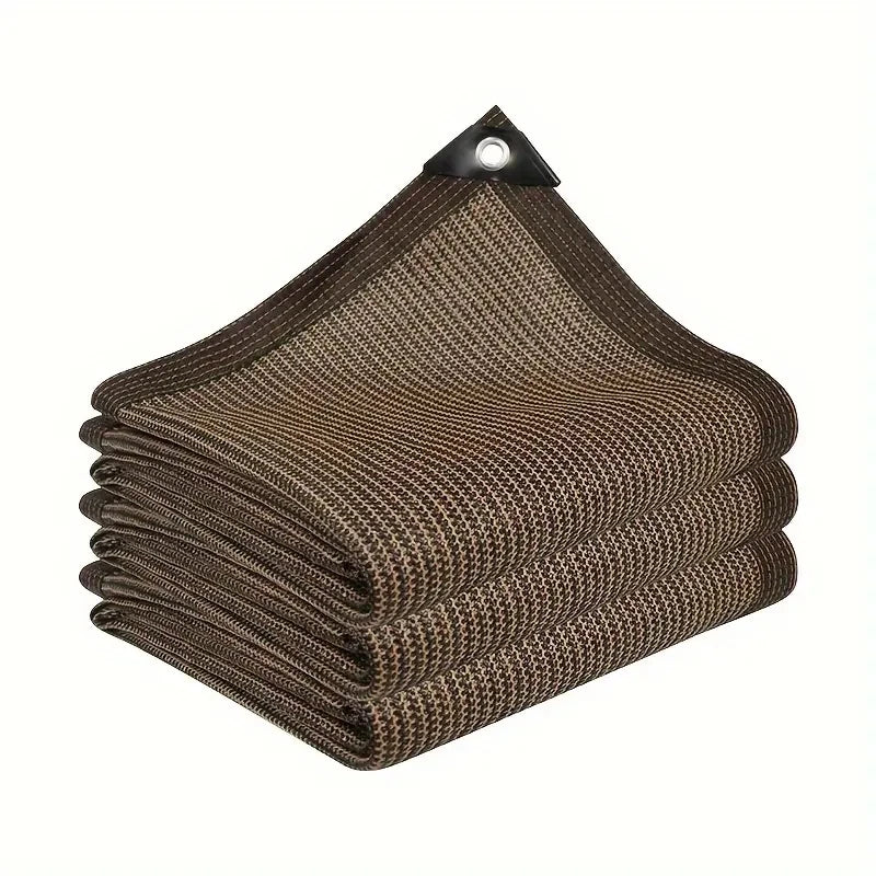 2x5m Coffee Sun Shade Net UV Resistant Garden Shade Cloth for Plants Greenhouse Patio and Outdoor Protection