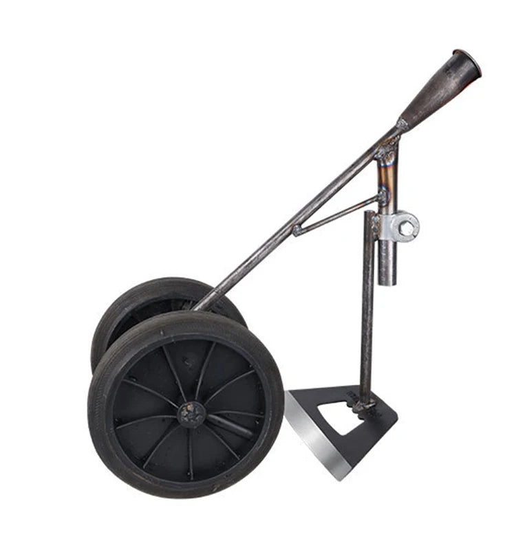 Hollow Hoe Push Garden Hoe Hand-Pushed Wheeled Weeder for Soil Cultivating Trenching and Weeding