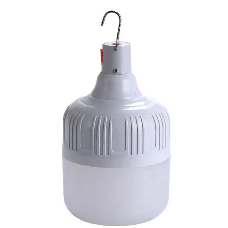 Portable USB Rechargeable LED Hanging Light Bulb for Camping Fishing Emergency