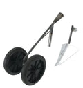 Triangular Plow Push Garden Hoe Hand-Pushed Wheeled Weeder for Soil Cultivating Trenching and Weeding