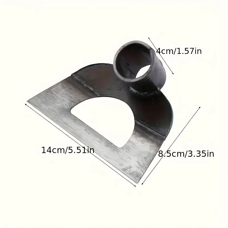 14CM Hollow Weeding Hoe Manganese Steel Handheld Garden Soil Cultivation Tool