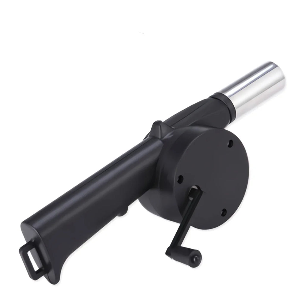 Mini Hand Crank BBQ Air Blower Portable Fire Fan for Grill Camping Outdoor Cooking