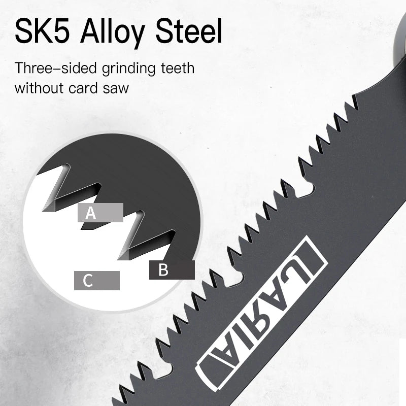 Under 100mm Folding Hand Saw with Sharp Steel Blade for Wood Cutting Camping Gardening and Outdoor Use