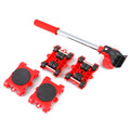 Heavy Duty Furniture Mover Set with Lifter Tool and Roller Pads for Moving Heavy Appliances
