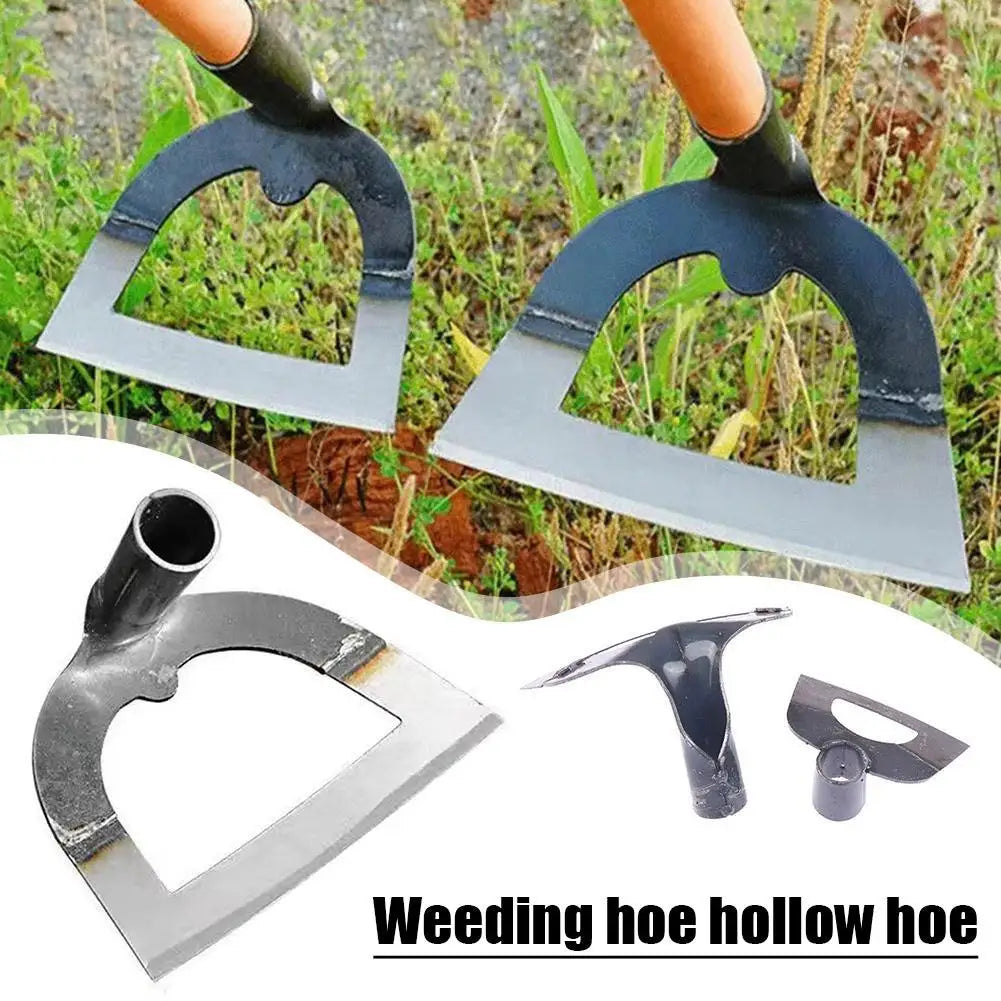 23CM Hollow Weeding Hoe Manganese Steel Handheld Garden Soil Cultivation Tool