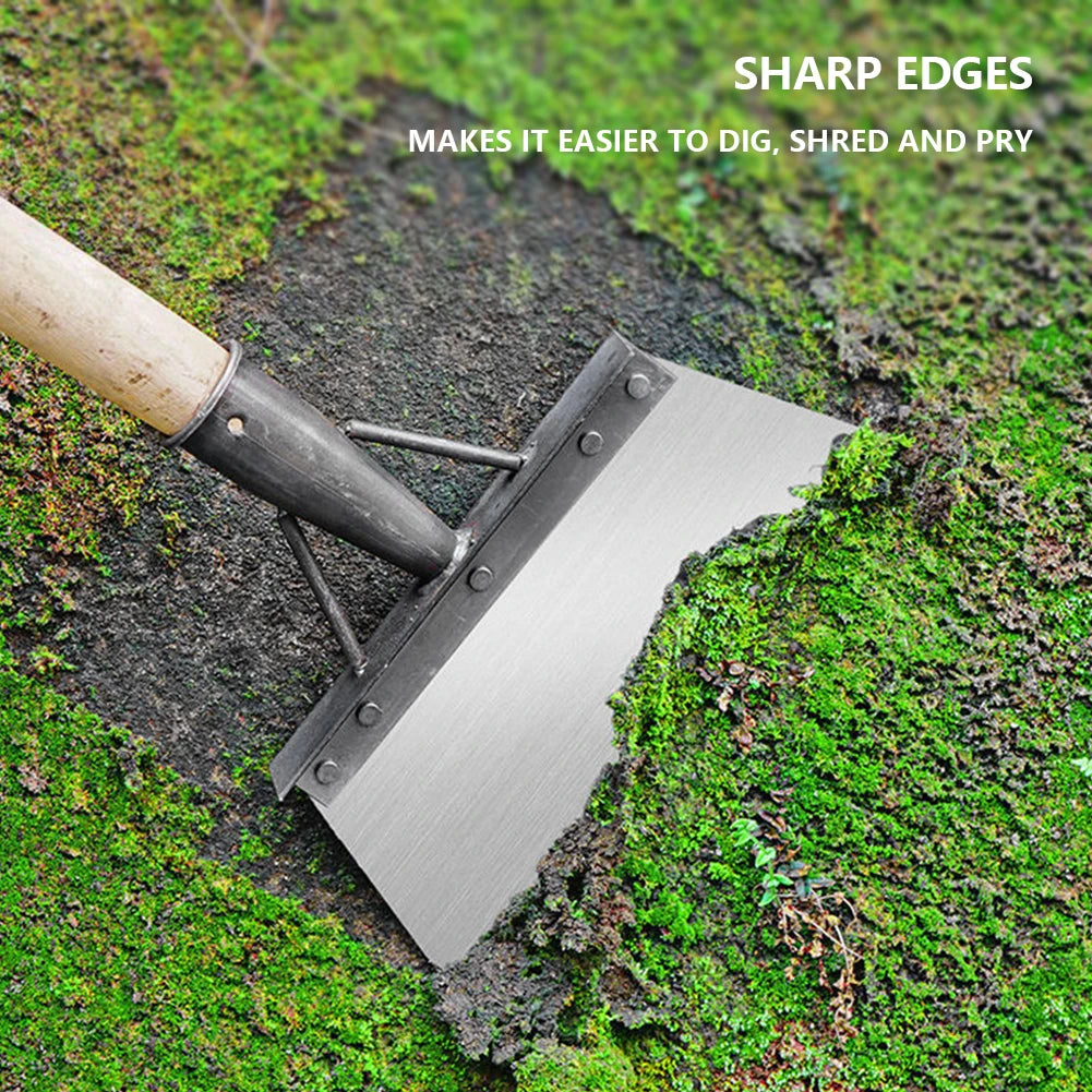 20cm Stainless Steel Garden Cleaning Shovel Multifunctional Weeding Moss Removal Tool
