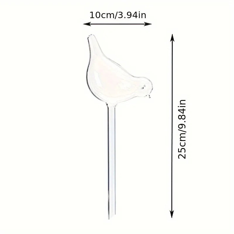 5 Piece Bird-Shaped Self-Watering Plant Globes Automatic Drip Irrigation Device