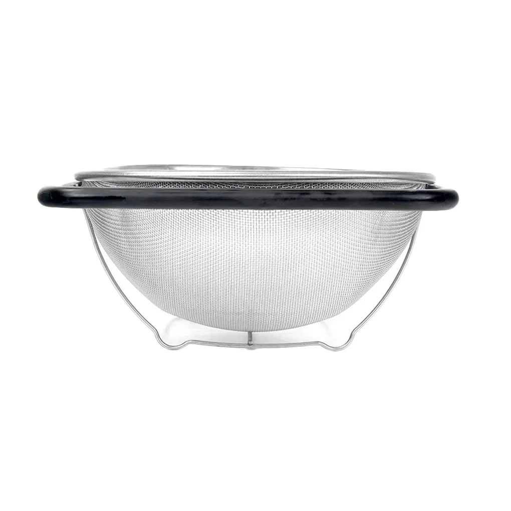 Stainless Steel Retractable Sink Colander Expandable Drain Basket with Rubber Handles