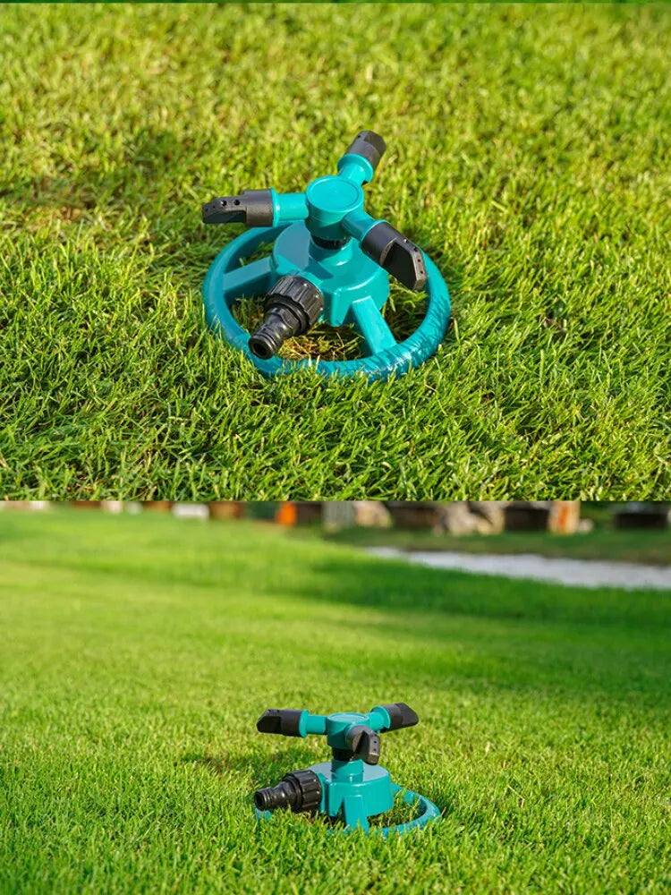 2 Piece 360 Degree Garden Sprinkler Automatic Rotating Water Sprinklers for Lawn Irrigation and Garden Watering