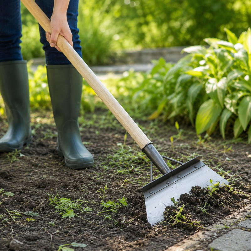 30cm Heavy Duty Stainless Steel Garden Cleaning Shovel Multifunctional Weeding Scraper Tool