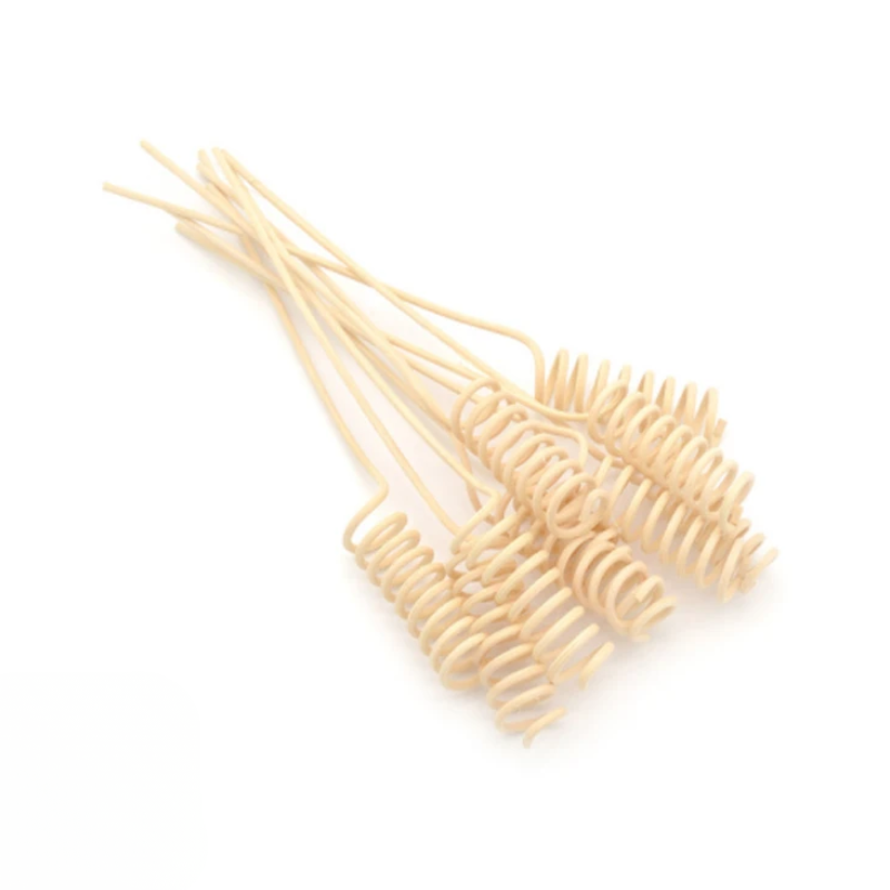 5 Piece Spiral Rattan Reed Sticks 2x240mm Diffuser Replacement Bending Design Home Fragrance