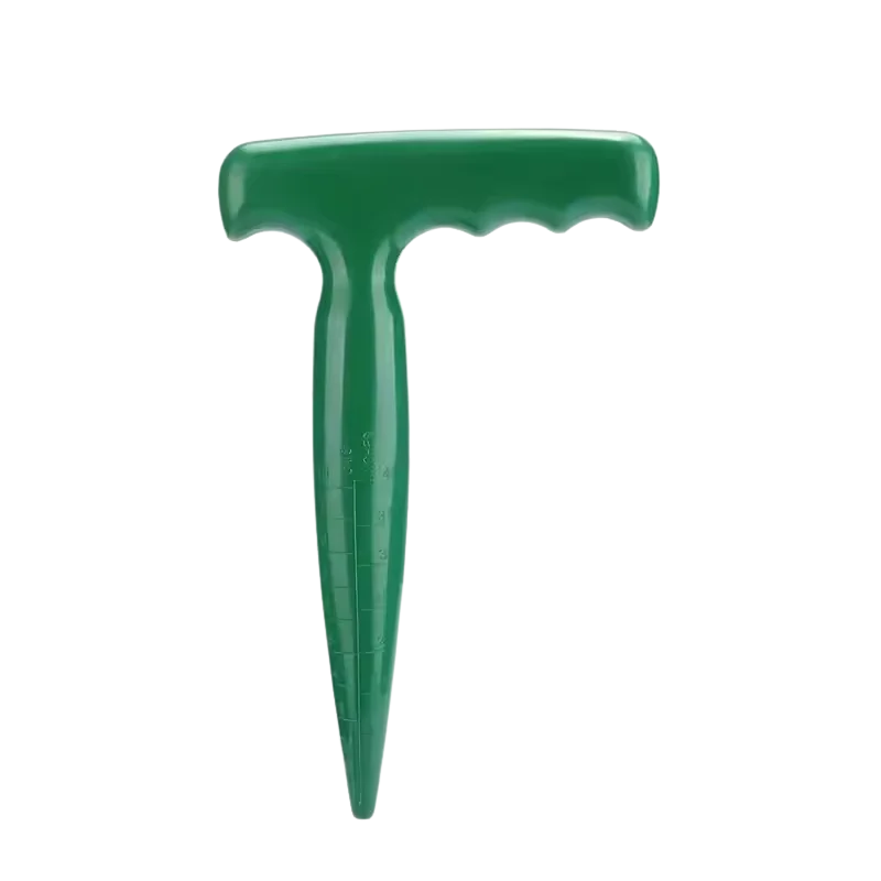Handheld Garden Hole Puncher Seed Planting Dibber with Measurement Scale Lightweight Soil Hole Maker Tool
