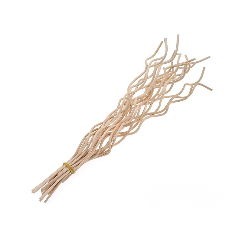 5 Piece Natural Rattan Reed Sticks 2x240mm Diffuser Replacement Sticks Home Fragrance Decor