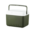 6L Portable Cooler Box Army Green Camping Ice Bucket with Handle