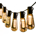Solar String Lights 4.5m 10 LED Edison Bulb Waterproof Outdoor Garden Lights